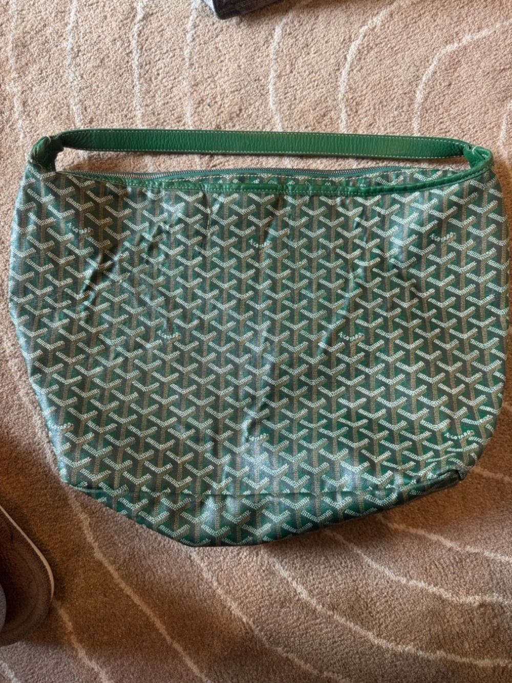 Goyard Boheme Hobo Coated Canvas